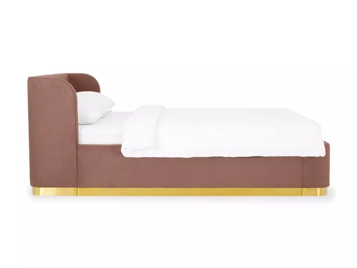 Кровать Vibe 160х200 коричневого цвета с подъемным механизмом - лучшие Кровати для спальни в INMYROOM