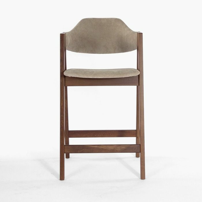 Полубарный стул Белфаст бежевого цвета - купить Барные стулья по цене 21990.0