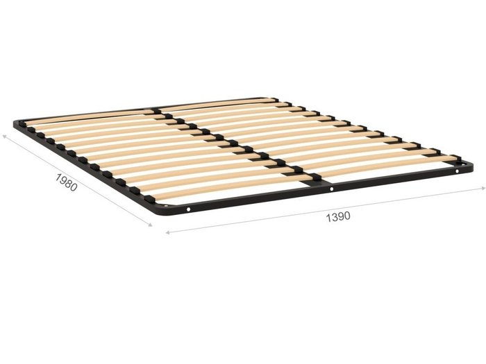 Кроватное основание 139х198 см (разборное) с кронштейнами без опор - лучшие Основания кроватей в INMYROOM