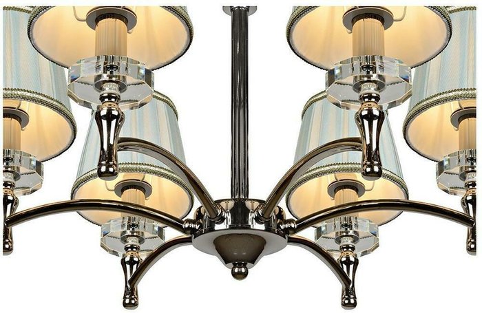 Подвесная люстра iLamp Olivia 82336/6 CR - лучшие Потолочные светильники в INMYROOM