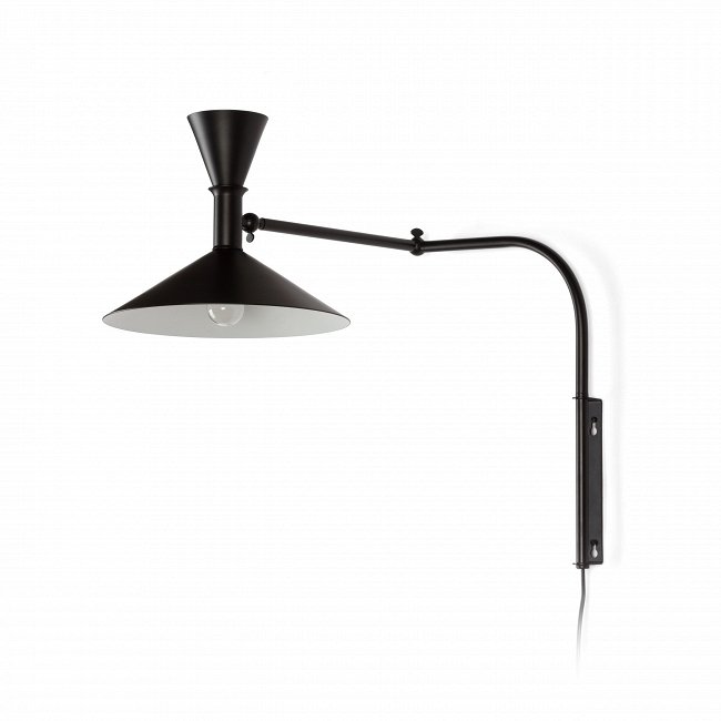 Настенный светильник Lampe de Marseille LC черного цвета