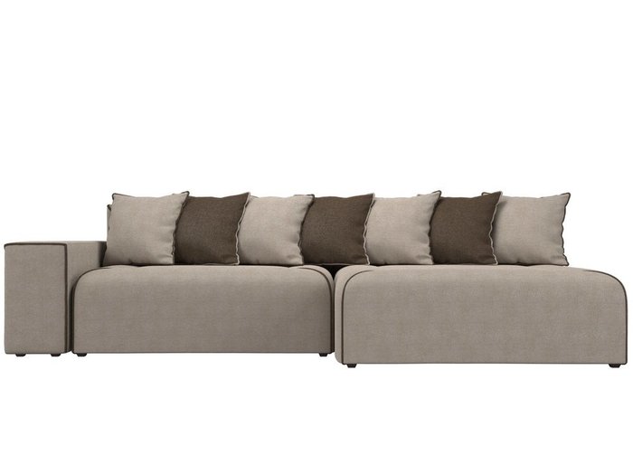 Угловой диван-кровать Кёльн бежевого цвета правый угол - купить Угловые диваны по цене 55999.0