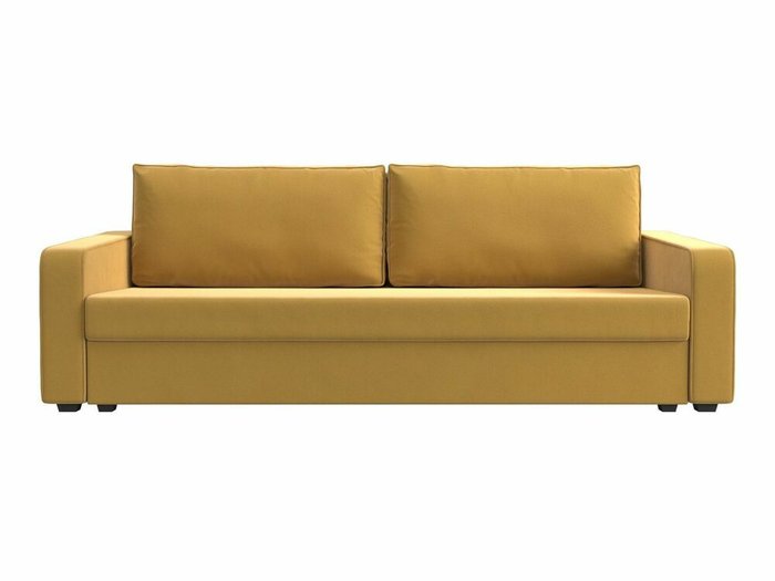 Диван-кровать Лига 009 желтого цвета  - купить Прямые диваны по цене 26999.0