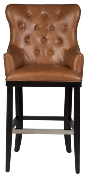 Стул барный Diamond bar chair leather - купить Барные стулья по цене 61880