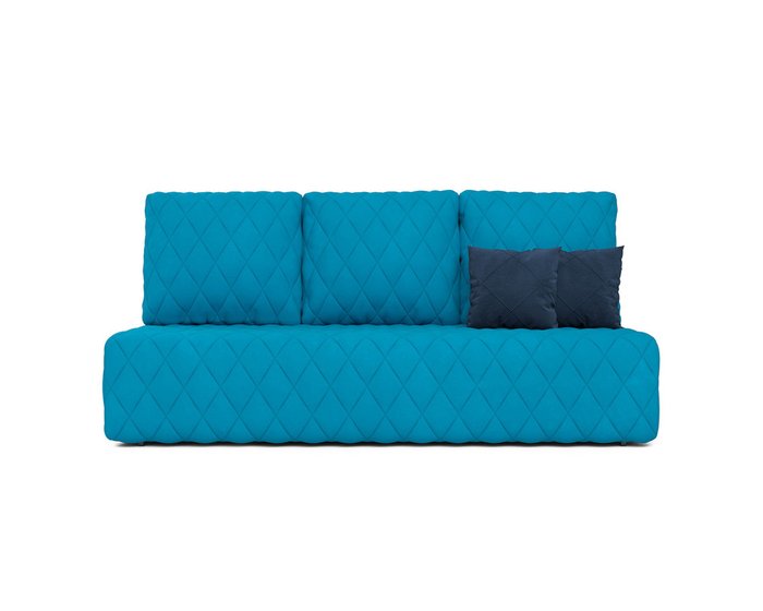 Диван-кровать Роял сине-голубого цвета - купить Прямые диваны по цене 38990.0