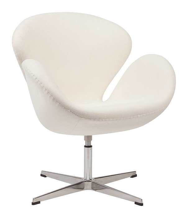 Кресло Swan Chair кремового цвета - купить Интерьерные кресла по цене 35700.0