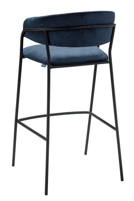 Стул барный Portman синего цвета - лучшие Барные стулья в INMYROOM