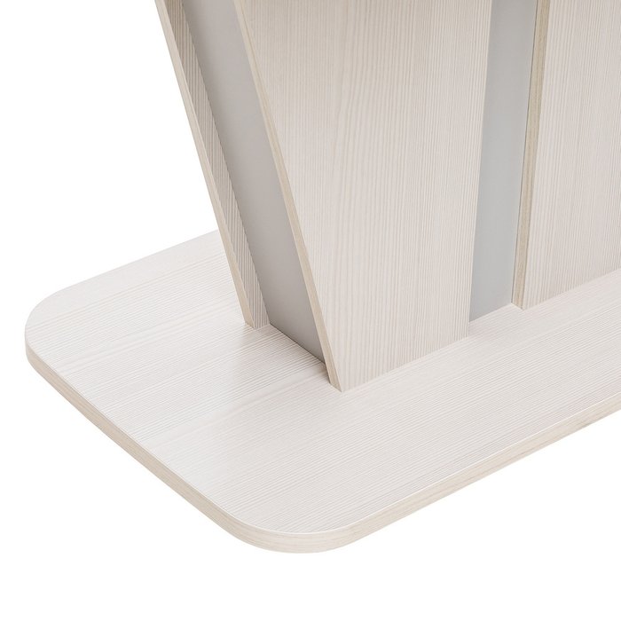 Обеденный раздвижной стол Бари белого цвета  - лучшие Обеденные столы в INMYROOM