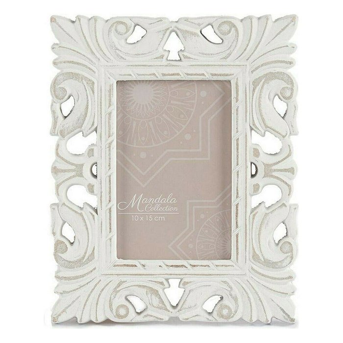 Фоторамка 18,5 x 23 x 1,3 cm Белый Деревянный MDF (6 штук) - купить Рамки по цене 4622.0
