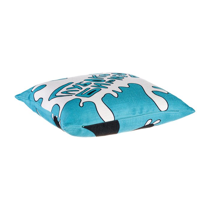 Декоративная подушка Irony 40х40 бирюзового цвета - лучшие Декоративные подушки в INMYROOM