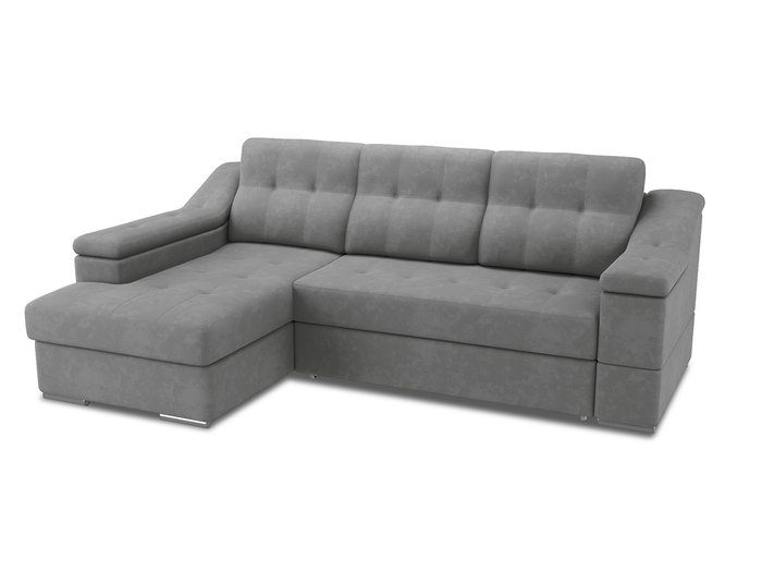 Угловой диван-кровать левый Liverpool серого цвета - купить Угловые диваны по цене 86600.0