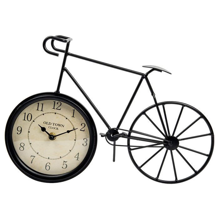 Часы Велосипед черного цвета