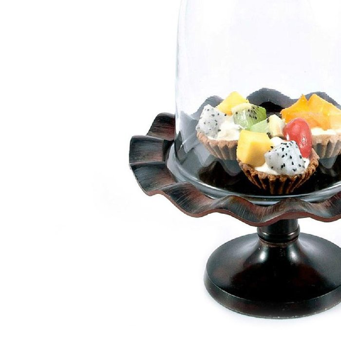 Сервировочный поднос с куполом Crystal Dome Dark - купить Прочее (не использовать) по цене 5460