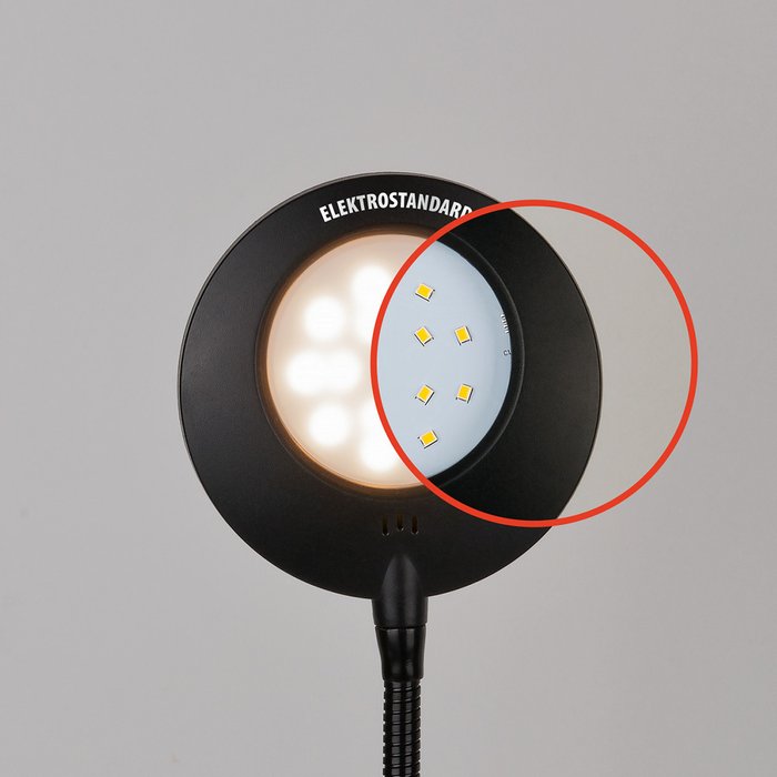 Настольная лампа Elektrostandard Sweep черная - лучшие Рабочие лампы в INMYROOM