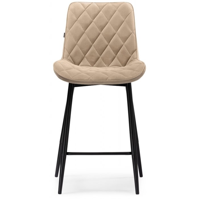 Полубарный стул Баодин бежевого цвета - купить Барные стулья по цене 6070.0
