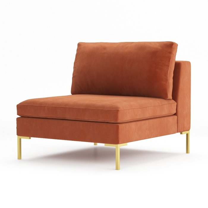 Кресло Kona терракотового цвета - купить Интерьерные кресла по цене 49000.0