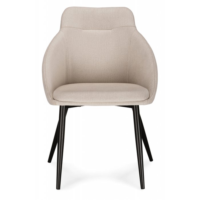 Обеденный стул-кресло Фусе бежевого цвета - купить Обеденные стулья по цене 7990.0