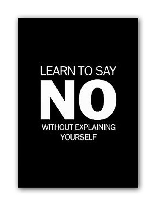 Постер "NO" Постер "NO"