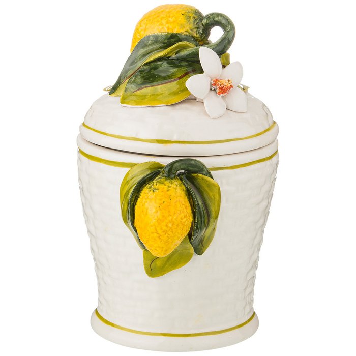 Ёмкость для продуктов Лимоны из керамики
