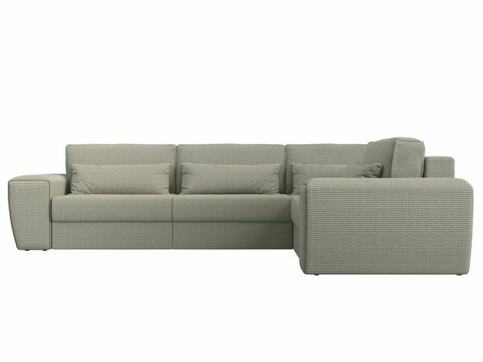 Угловой диван-кровать Лига 008 Long серо-бежевого цвета правый угол - купить Угловые диваны по цене 82999.0