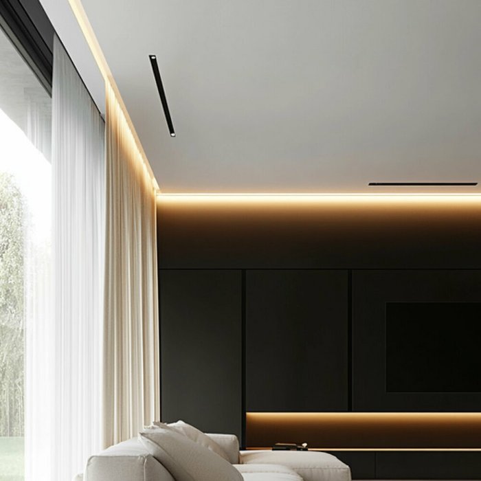 Теневой профиль под ГКЛ Arte Lamp GAP A670233 - купить Соединитель (коннектор) для треков по цене 3210.0 Теневой профиль под ГКЛ Arte Lamp GAP A670233 - купить Соединитель (коннектор) для треков по цене 3210.0