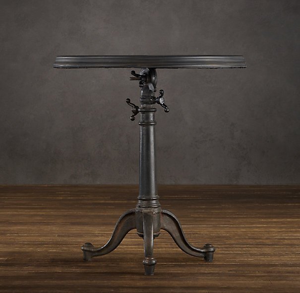 18TH C. FRENCH TILT-TOP BRASSERIE TABLE