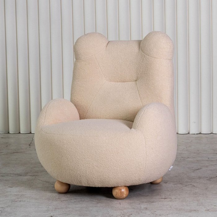 Кресло Papa Teddy бежевого цвета - купить Интерьерные кресла по цене 45000.0