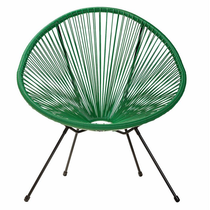 Кресло Acapulco зеленого цвета - купить Садовые кресла по цене 6790.0