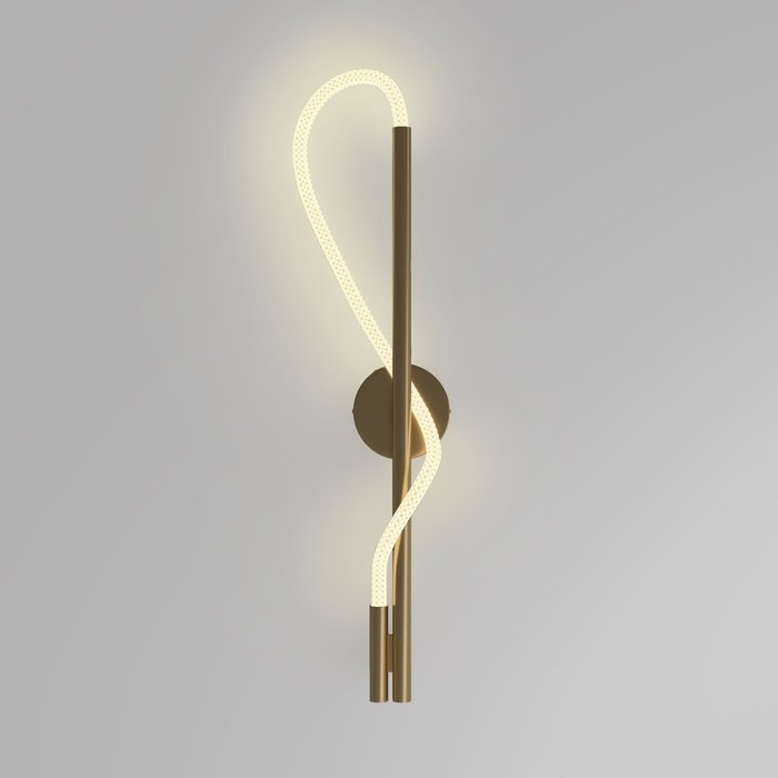Настенный светильник Tau Modern золотого цвета - лучшие Бра и настенные светильники в INMYROOM