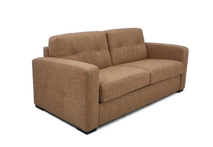 Диван-кровать Лаура коричневого цвета - купить Прямые диваны по цене 133705.0