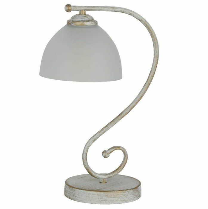 Настольная лампа Valerie Б0060981 (стекло, цвет белый) - купить Настольные лампы по цене 3216.0