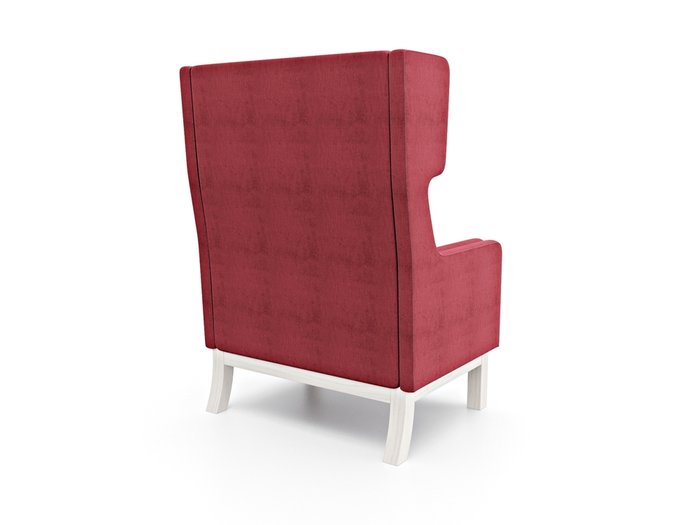 Кресло Айверс Хай красного цвета - купить Интерьерные кресла по цене 28878.0