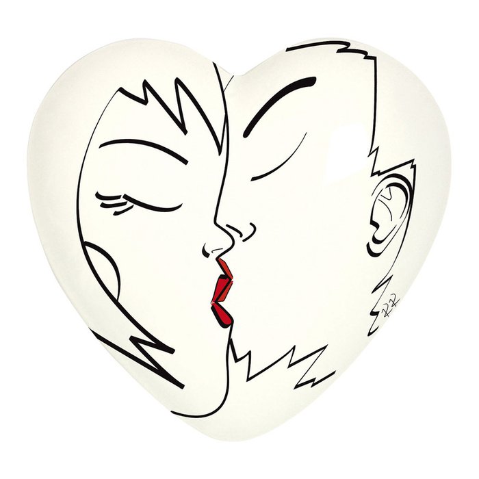 Комплект сердец "Thank you + kiss" - купить Фигуры и статуэтки по цене 7400.0