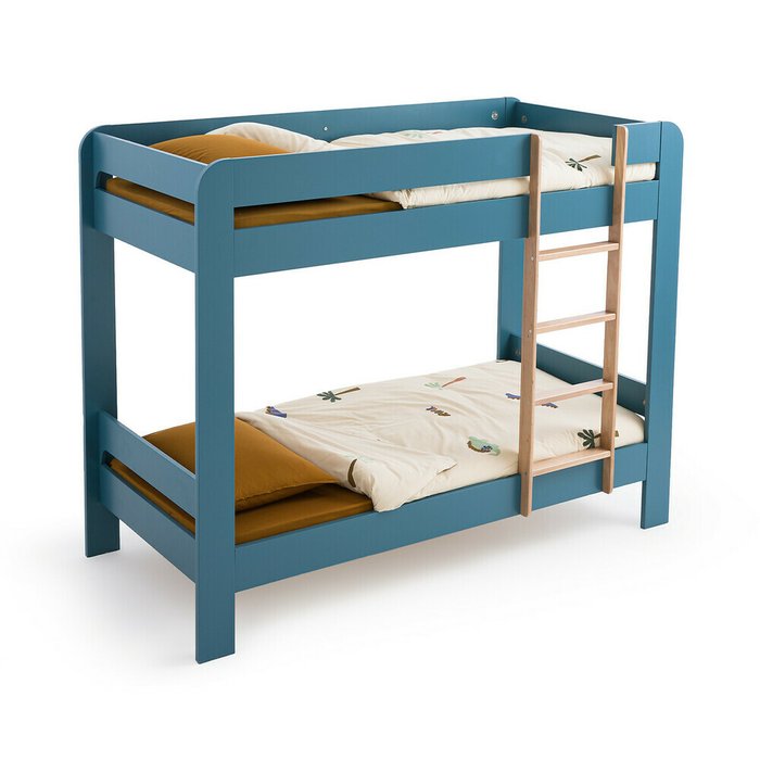Двухъярусная кровать Tempo 90x190 синего цвета - купить Двухъярусные кроватки по цене 91520.0