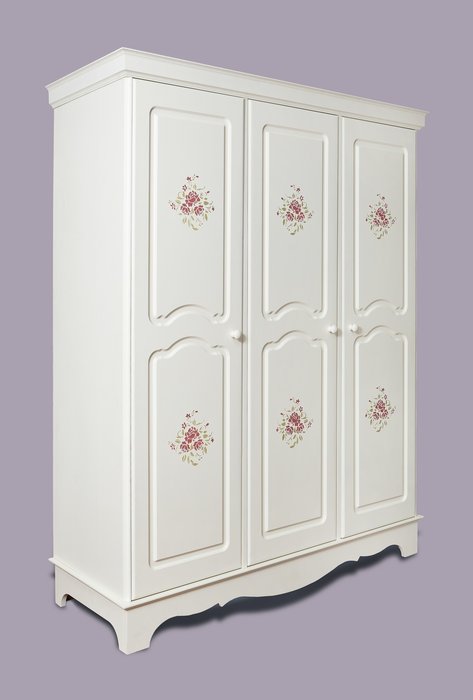 Шкаф трехстворчатый Belle Fleur Blanc - купить Шкафы распашные по цене 89100.0
