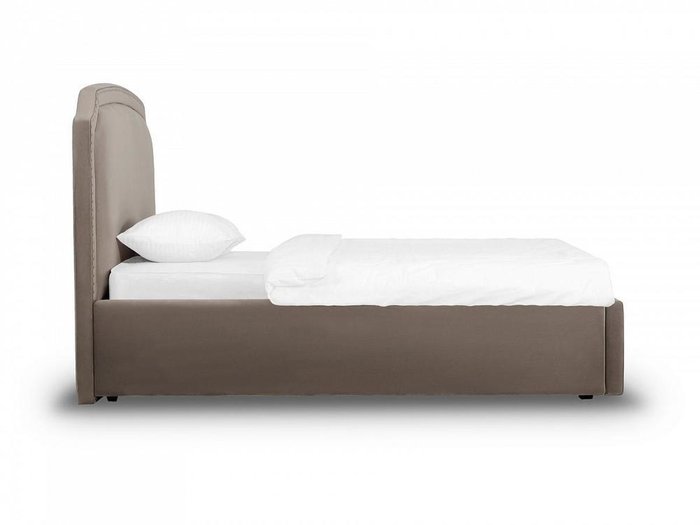 Кровать Ruan 180х200 коричневого цвета с подъемным механизмом - лучшие Кровати для спальни в INMYROOM