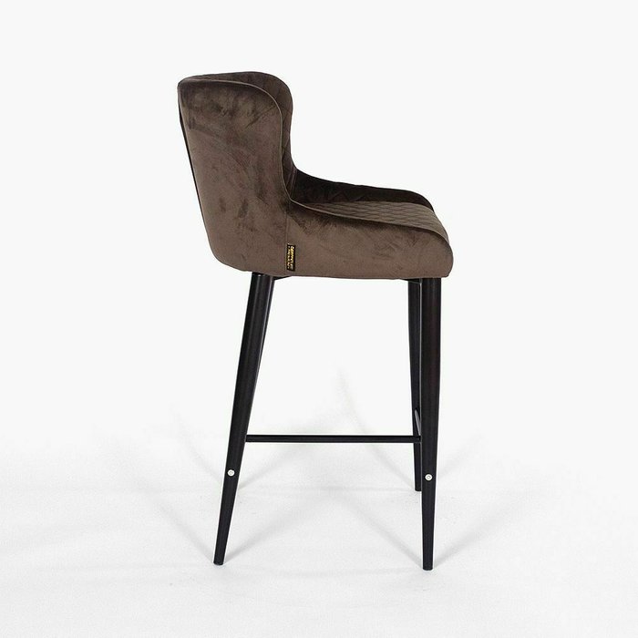 Стул полубарный Cindy черно-коричневого цвета - лучшие Барные стулья в INMYROOM
