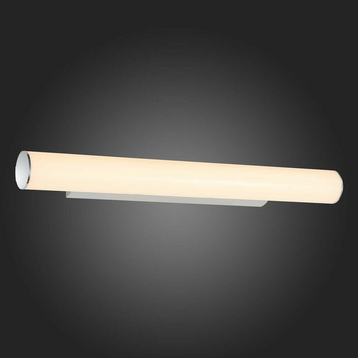 Светильник настенный ST-Luce Хром/Белый LED 1*18W 3000K BACHETA - лучшие Бра и настенные светильники в INMYROOM Светильник настенный ST-Luce Хром/Белый LED 1*18W 3000K BACHETA - лучшие Бра и настенные светильники в INMYROOM
