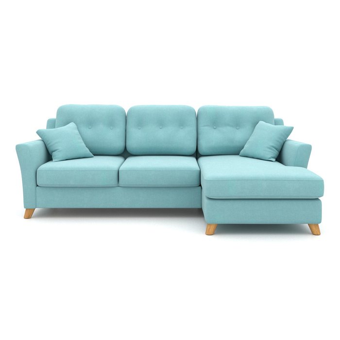Угловой диван-кровать Raf EKL голубой