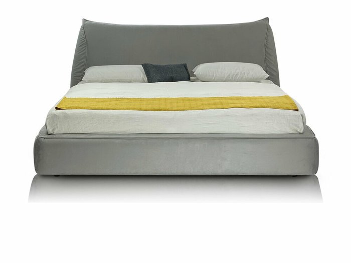Кровать Bag с подъемным механизмом 180х200 серого цвета