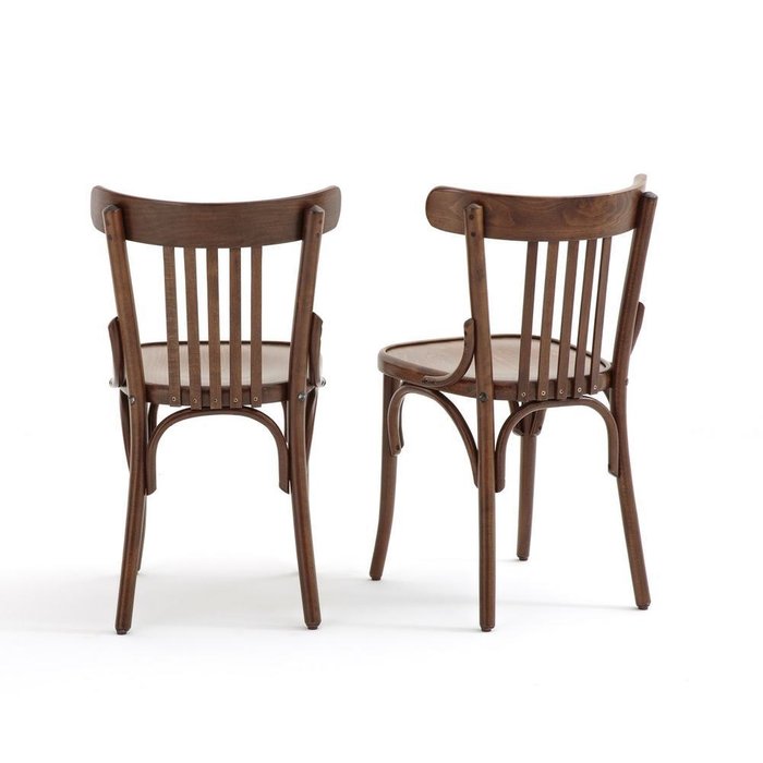 Набор из двух стульев Bistro коричневого цвета - купить Обеденные стулья по цене 28980.0