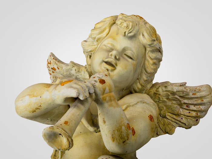 Статуэтка напольная "Ангел с дудкой" - лучшие Фигуры и статуэтки в INMYROOM