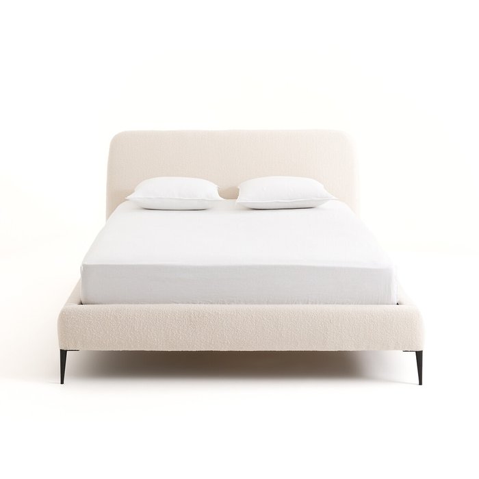 Кровать Oscar 180x200 бежевого цвета без подъемного механизма - купить Кровати для спальни по цене 83910.0