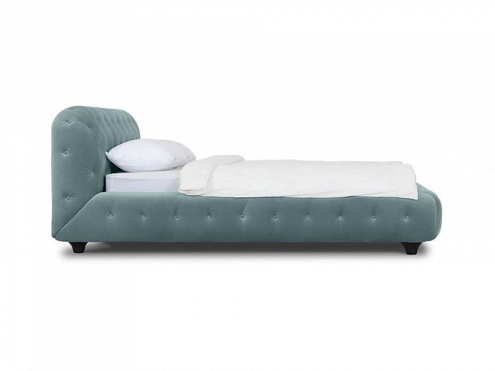 Кровать Cloud серо-бирюзового цвета 160х200 - лучшие Кровати для спальни в INMYROOM