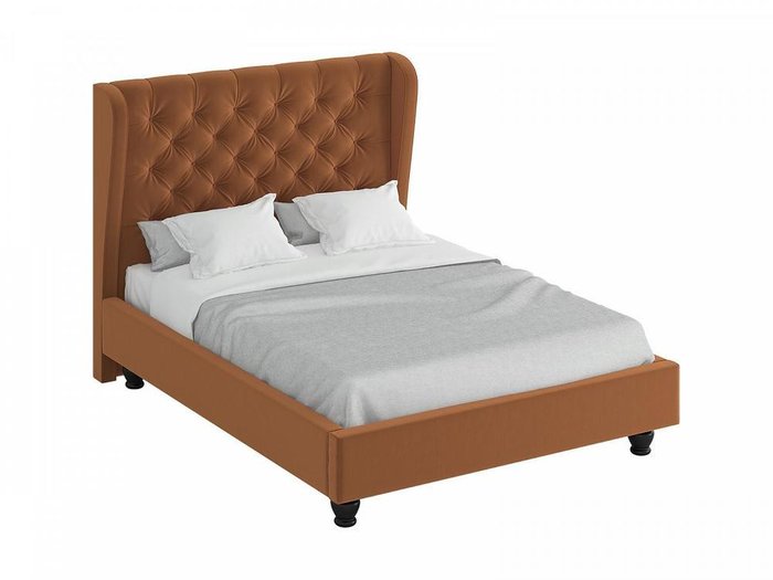Кровать Jazz коричневого цвета 160х200