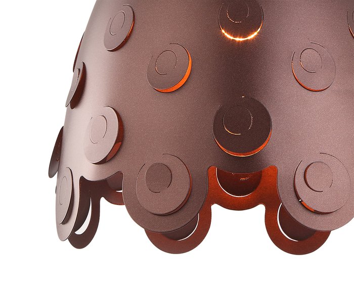 Подвесной светильник Лайк шоколадного цвета - лучшие Подвесные светильники в INMYROOM