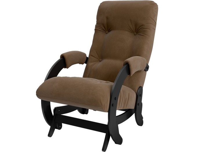 Кресло-глайдер Модель 68 коричневого цвета - купить Интерьерные кресла по цене 12161.0