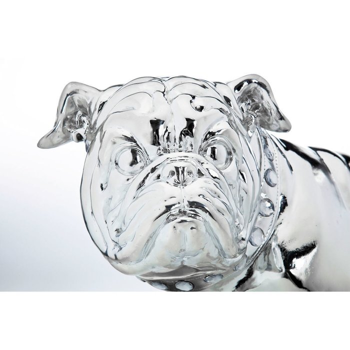 Статуэтка Bulldog серебряного цвета - купить Фигуры и статуэтки по цене 34972.0