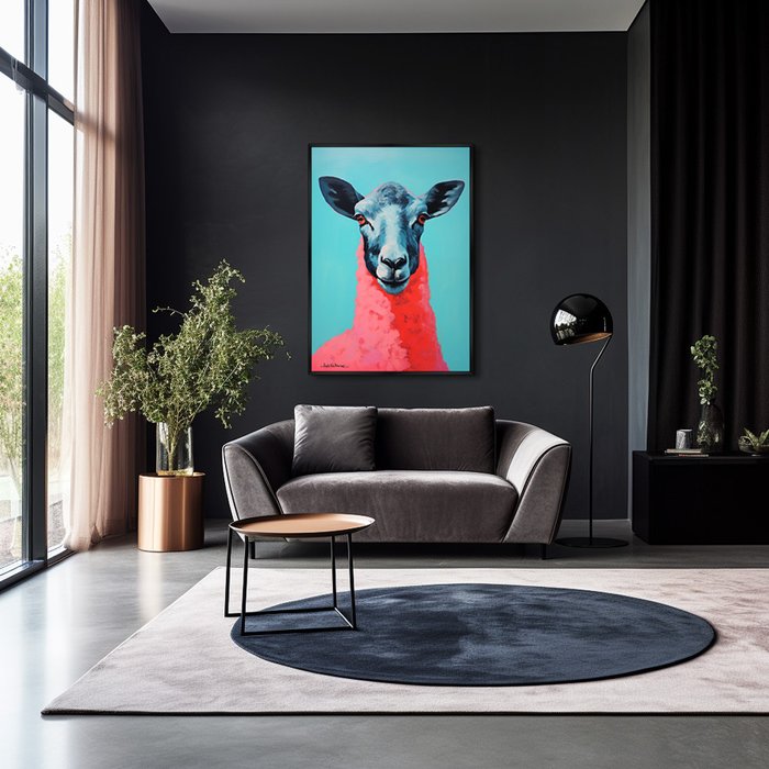 Репродукция картины The Sheep, No 1, 2024г. - лучшие Картины в INMYROOM