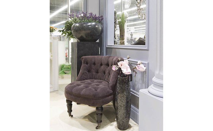 Кресло для гостиной фиолетовое - лучшие Интерьерные кресла в INMYROOM